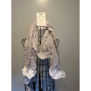 Hadley Wren Insect Shield Repellent Scarf Gray White Outdoor Protection NWT